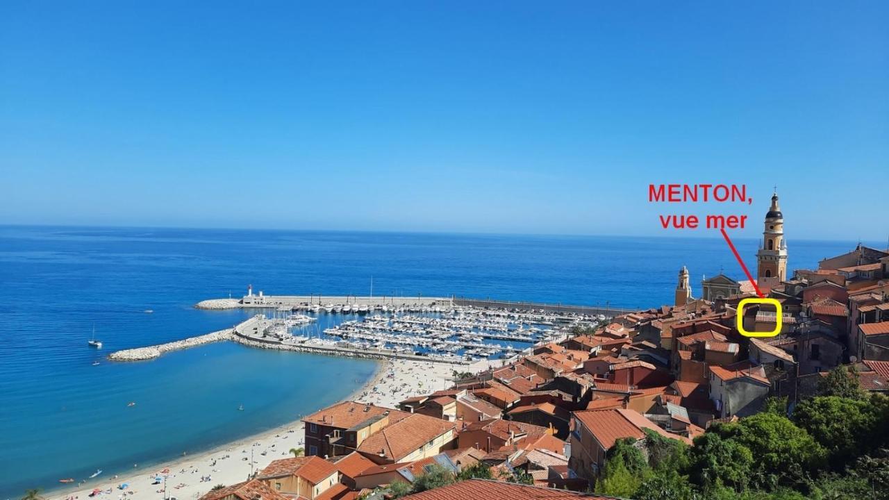 Menton, Centre Historique, Vue Mer Екстериор снимка
