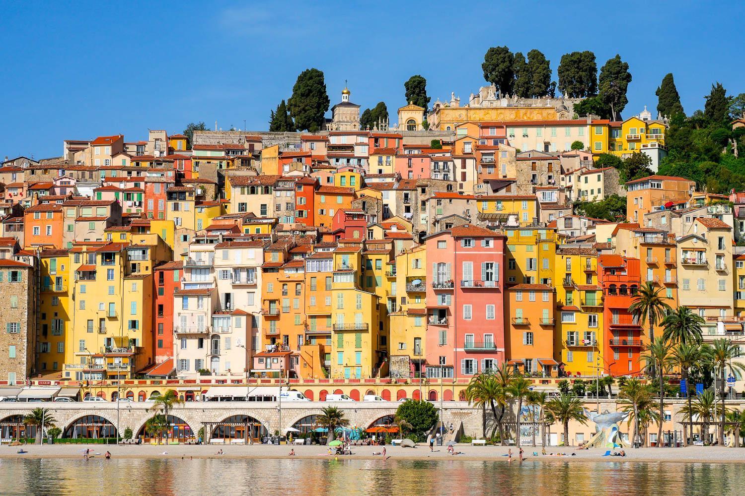 Menton, Centre Historique, Vue Mer Екстериор снимка